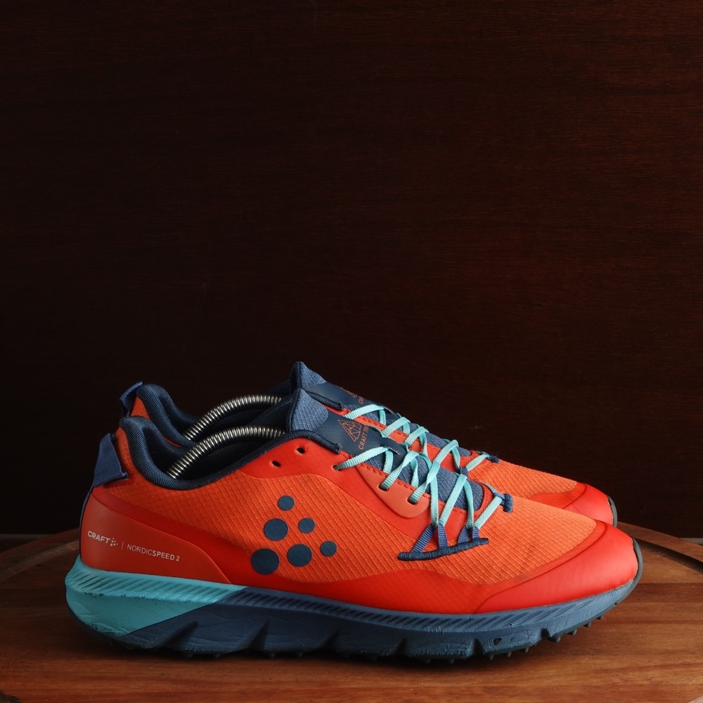 Craft Sneakers Mens SZ 11.5 Orange ADV Nordic Speed 2 Trail Running Atletic Shoe
